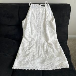 White House Black Market white eyelet dress